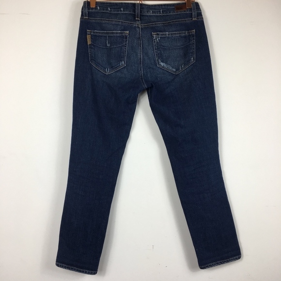 Paige Jimmy Jimmy Crop 26 Blue Jeans O/MR - Picture 6 of 8